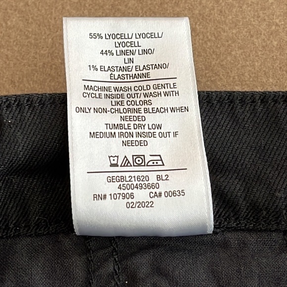 HUDSON Women's Black Paper Bag Shorts - Size 27 NWOT - Picture 14 of 14